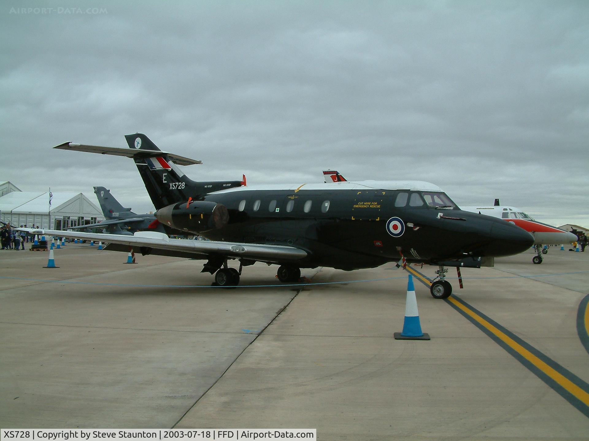XS728, 1965 Hawker Siddeley HS.125 Dominie T.1 C/N 25048, Royal International Air Tattoo 2003