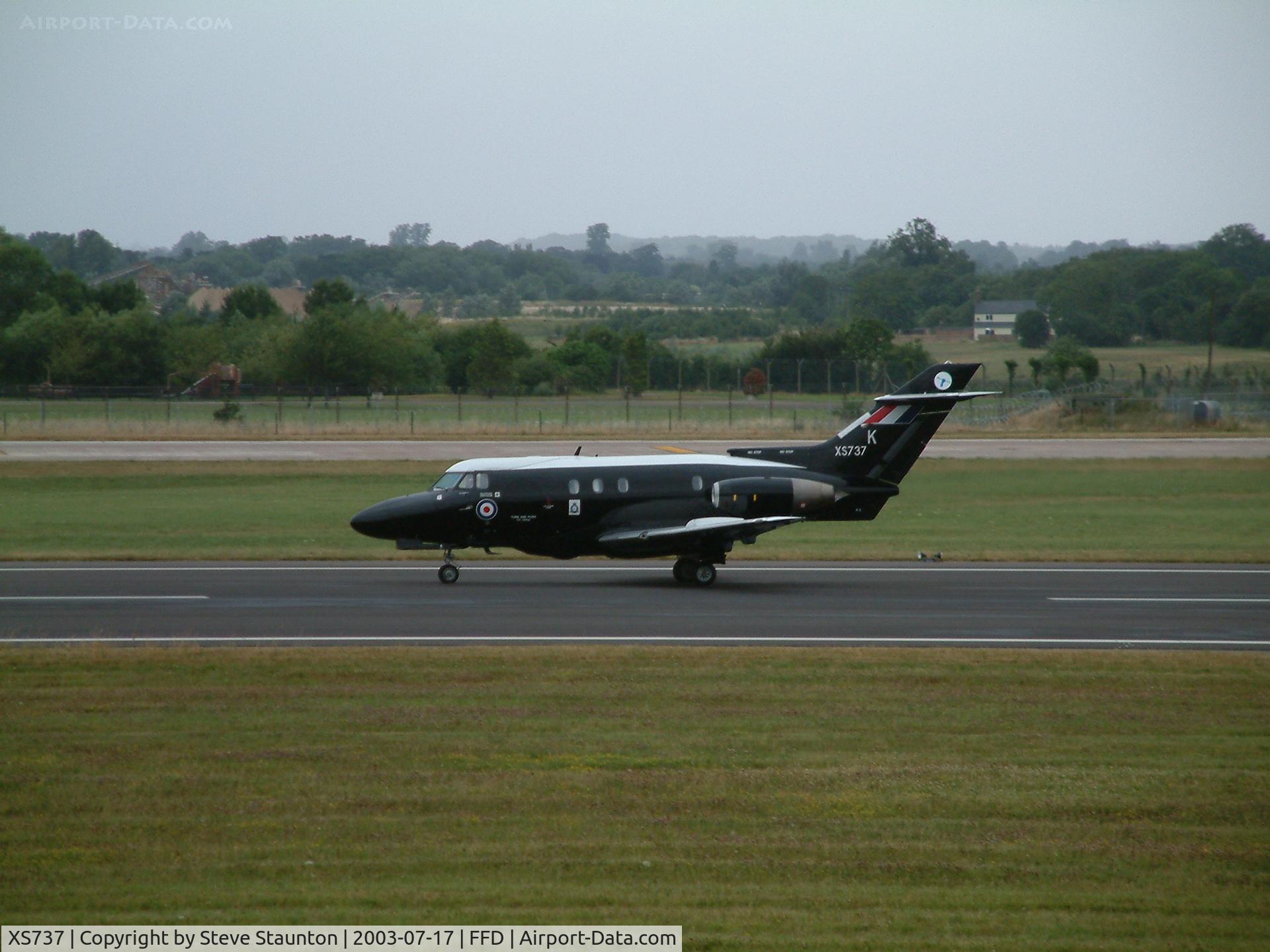 XS737, 1966 Hawker Siddeley HS.125 Dominie T.1 C/N 25076, Royal International Air Tattoo 2003