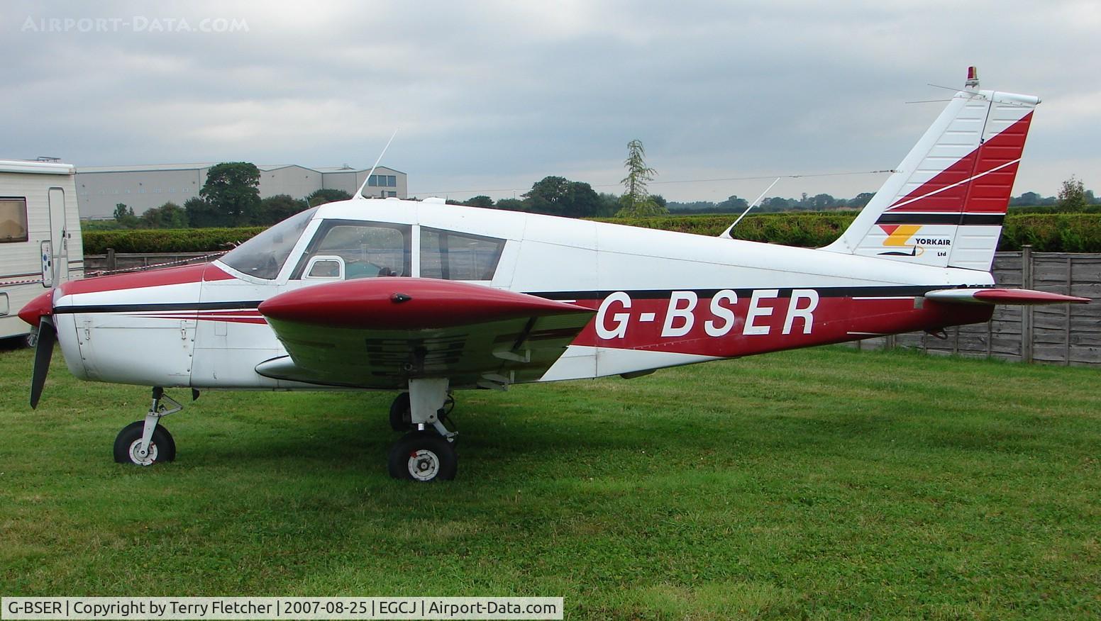 G-BSER, 1963 Piper PA-28-160 Cherokee C/N 28-790, 2007 PFA Regional Rally at Sherburn , Yorkshire , UK