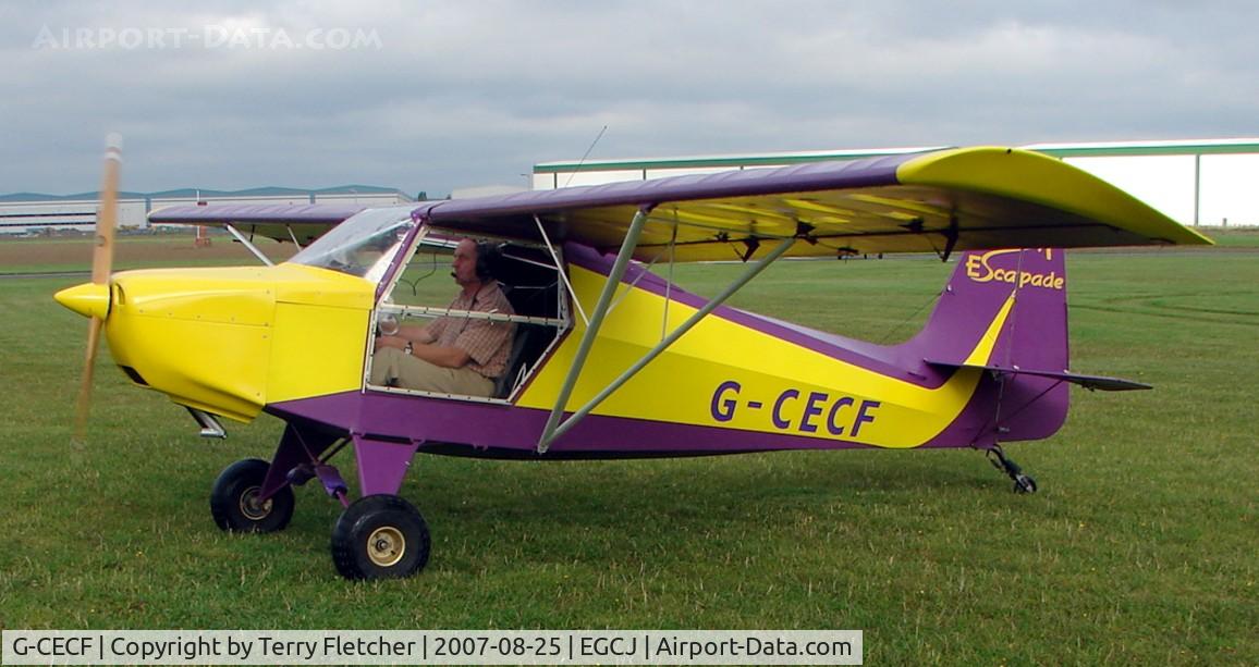 G-CECF, 2006 Just Aircraft Escapade Jabiru (3) C/N BMAA/HB/496, 2007 PFA Regional Rally at Sherburn , Yorkshire , UK