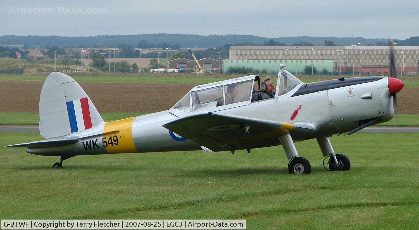 G-BTWF, 1951 De Havilland DHC-1 Chipmunk T.10 C/N C1/0564, 2007 PFA Regional Rally at Sherburn , Yorkshire , UK
