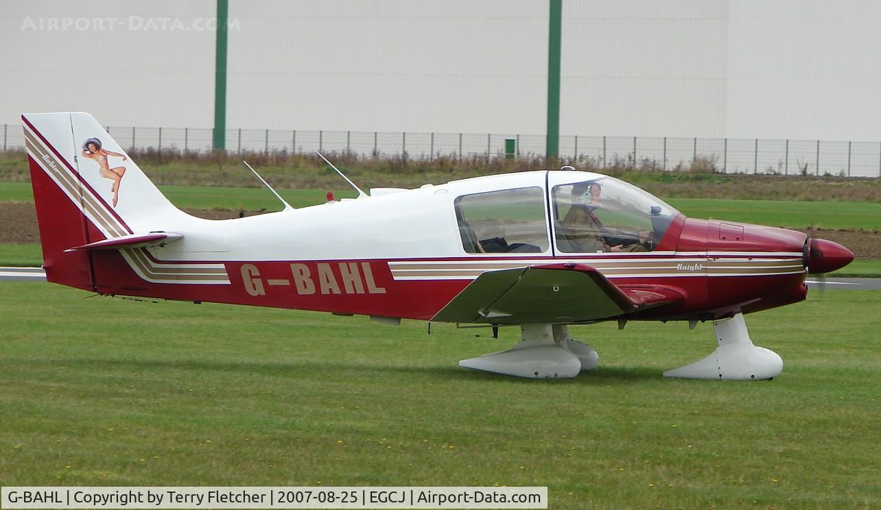 G-BAHL, 1972 Robin DR-400-160 Chevalier C/N 704, 2007 PFA Regional Rally at Sherburn , Yorkshire , UK