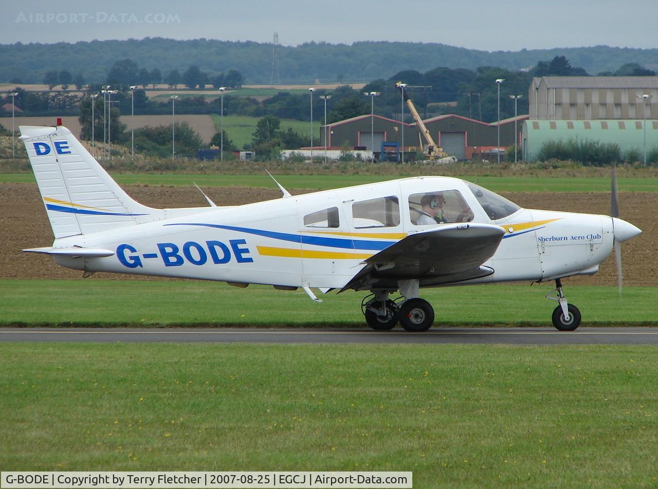 G-BODE, 1988 Piper PA-28-161 Cherokee Warrior II C/N 2816039, 2007 PFA Regional Rally at Sherburn , Yorkshire , UK