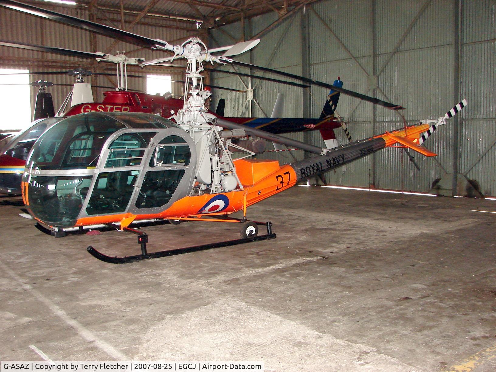 G-ASAZ, 1960 Hiller UH-12E C/N 2070, 2007 PFA Regional Rally at Sherburn , Yorkshire , UK