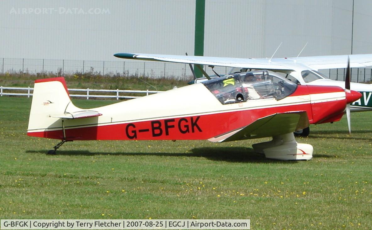 G-BFGK, 1957 SAN Jodel D-117 Grand Tourisme C/N 644, 2007 PFA Regional Rally at Sherburn , Yorkshire , UK