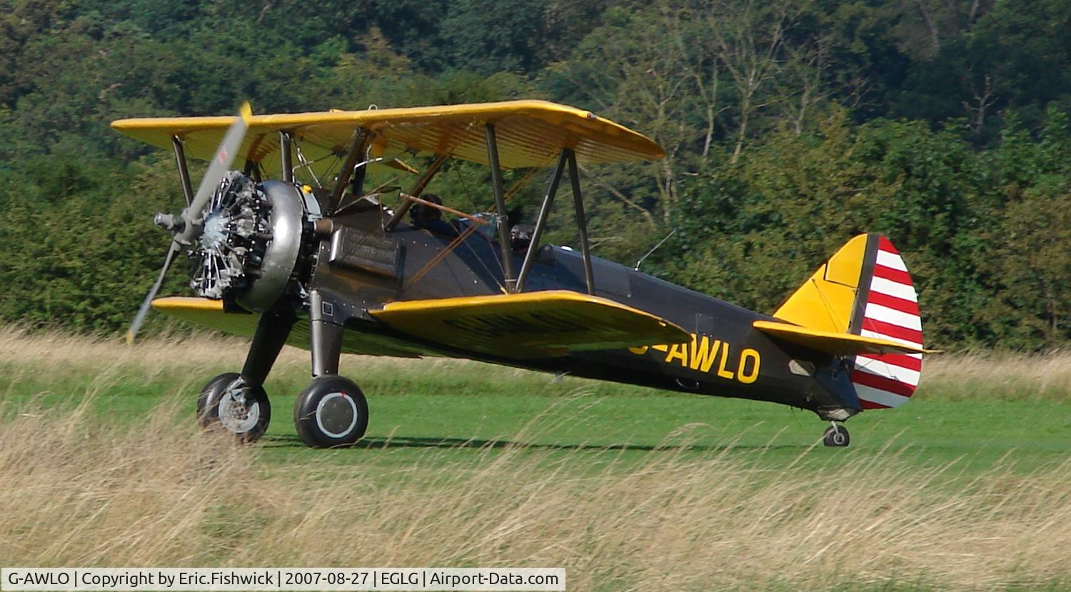 G-AWLO, 1943 Boeing E75 C/N 75-5563, 1. G-AWLO