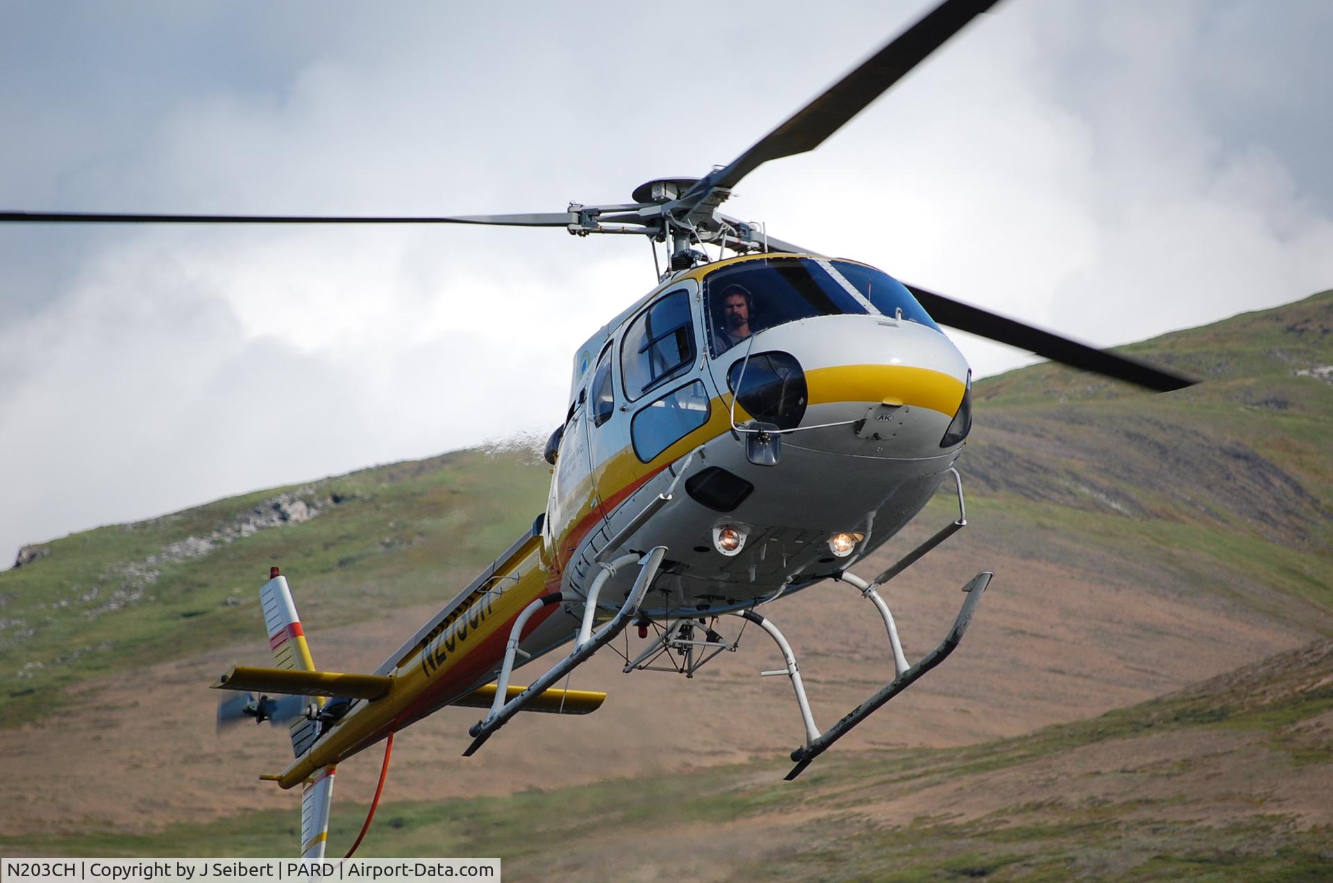 N203CH, 1981 Eurocopter AS-350B-2 Ecureuil C/N 1430, N203CH Red Dog Mine, Alaska