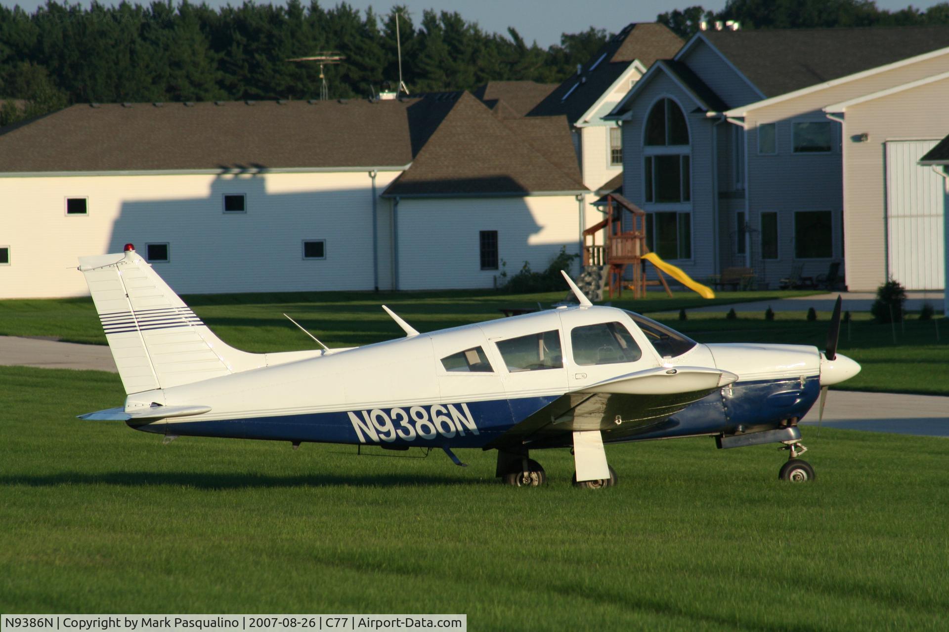 N9386N, 1969 Piper PA-28R-200 Cherokee Arrow C/N 28R-35096, Piper PA-28R-200