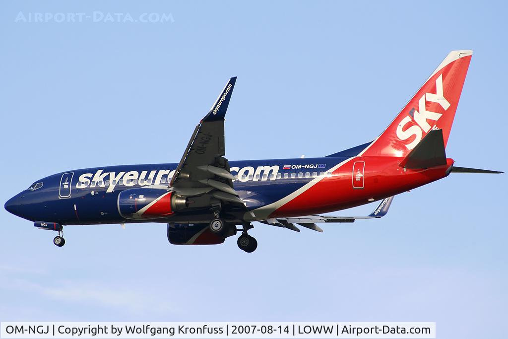 OM-NGJ, 2007 Boeing 737-76N C/N 34755, 