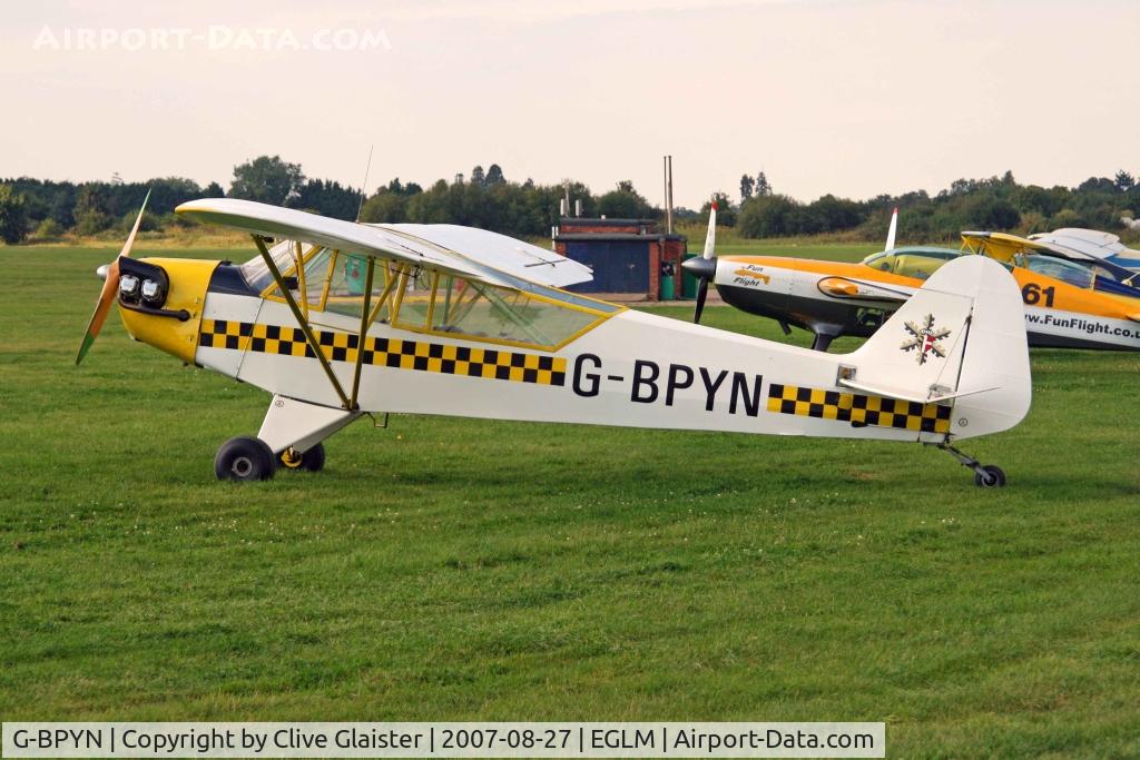 G-BPYN, 1943 Piper L-4H Grasshopper (J3C-65D) C/N 11422, Previous ID: F-BFYN