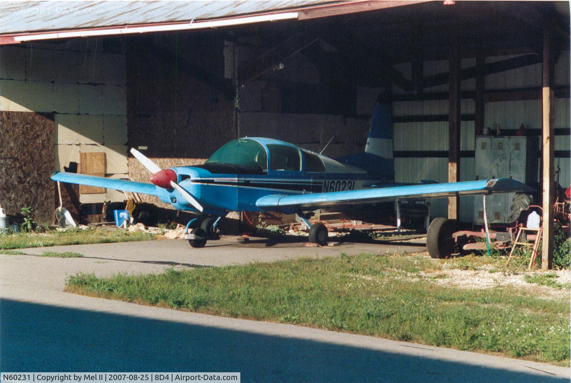 N60231, 2002 Skystar Kitfox Classic 4 C/N C96010135, Parked @ Paul C. Miller-Sparta Airport (8D4)