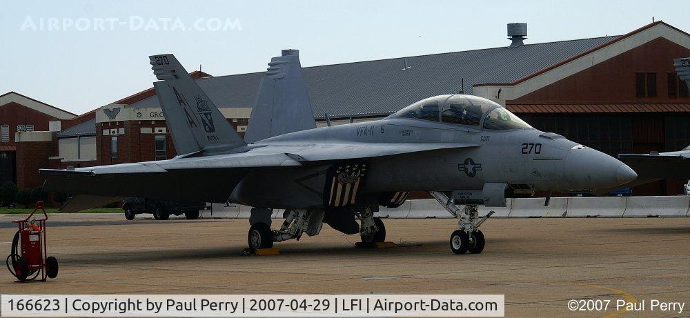 166623, Boeing F/A-18F Super Hornet C/N F116, Even has the Rhino intake covers