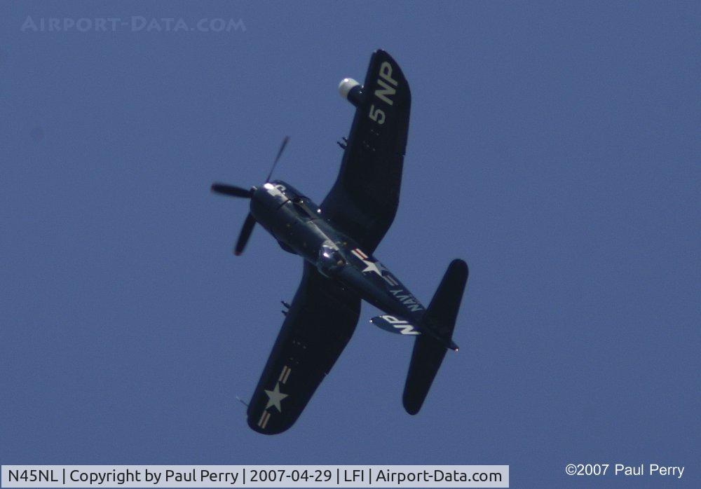 N45NL, 1951 Vought F4U-5NL Corsair C/N 124692, Can't get too much of the Corsair.  Love that sound