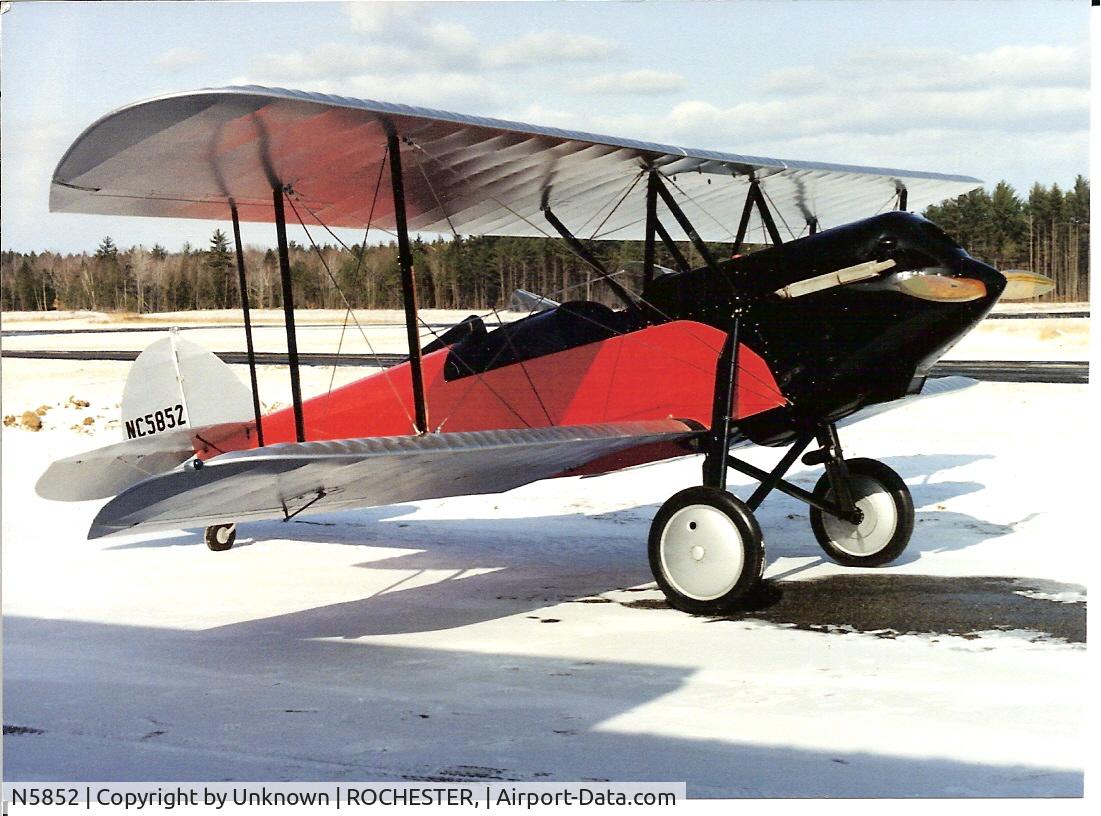 N5852, 1928 Waco GXE C/N 1586, Waco 10 NC5852 with TANK engine ~ 1995
