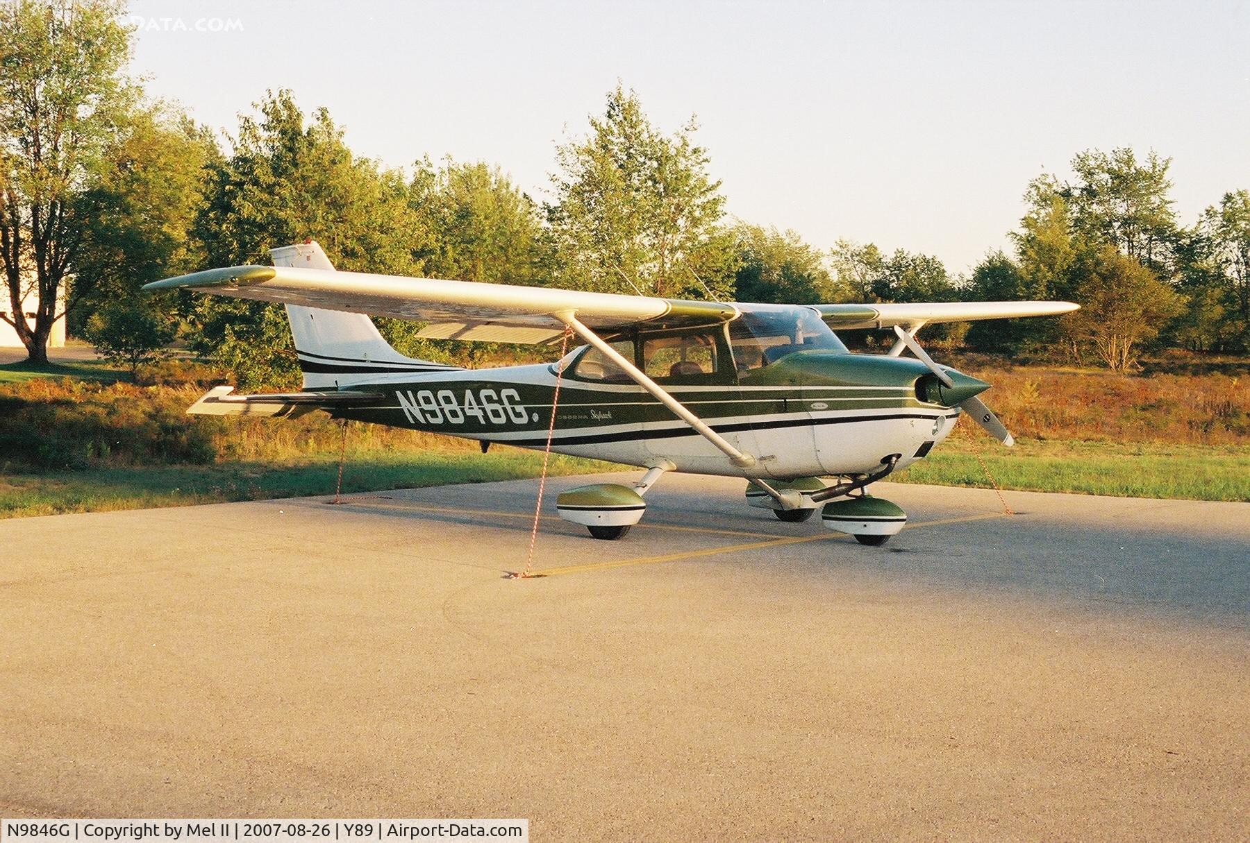 N9846G, 1971 Cessna 172L C/N 17259746, Parked @ Kalkaska City Airport (Y89)