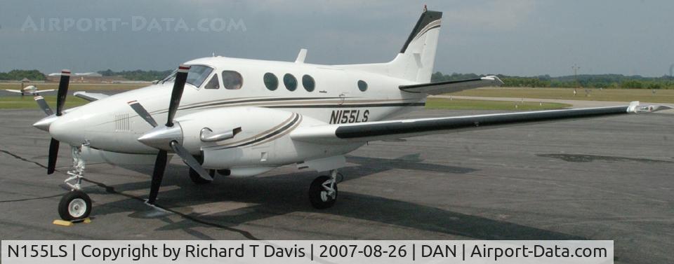 N155LS, Beech E-90 King Air C/N LW-286, Beech E-90 in Danville Va.