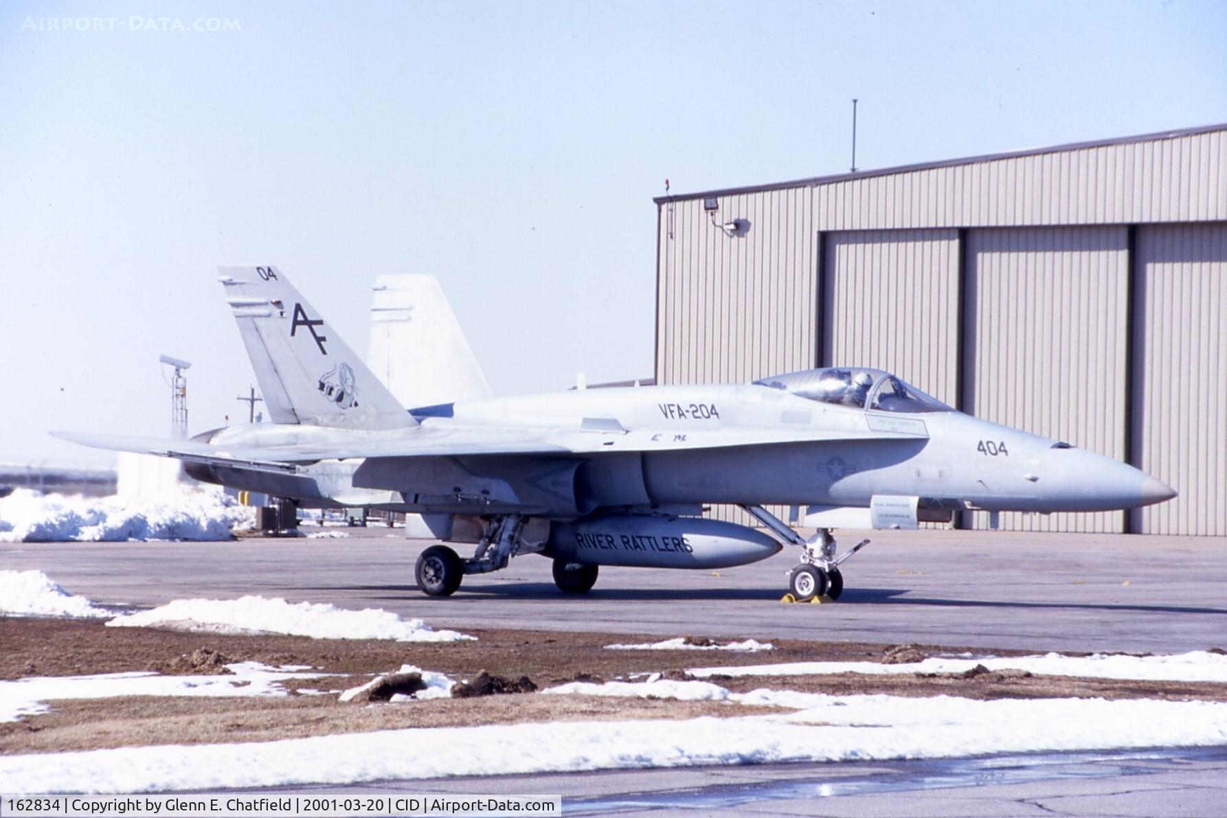 162834, McDonnell Douglas F/A-18A Hornet C/N 0351, F/A-18A at the Rockwell-Collins ramp