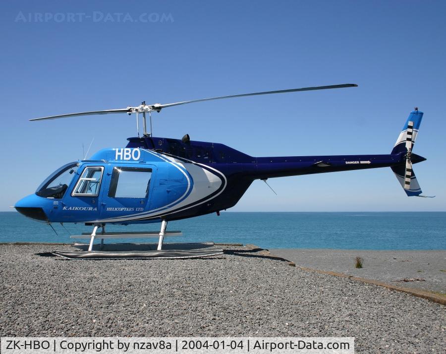 ZK-HBO, Bell 206B C/N 570, Kaikoura