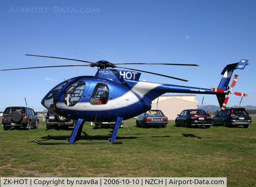 ZK-HOT, Hughes 369E C/N 0528E, Alpine Helicopters