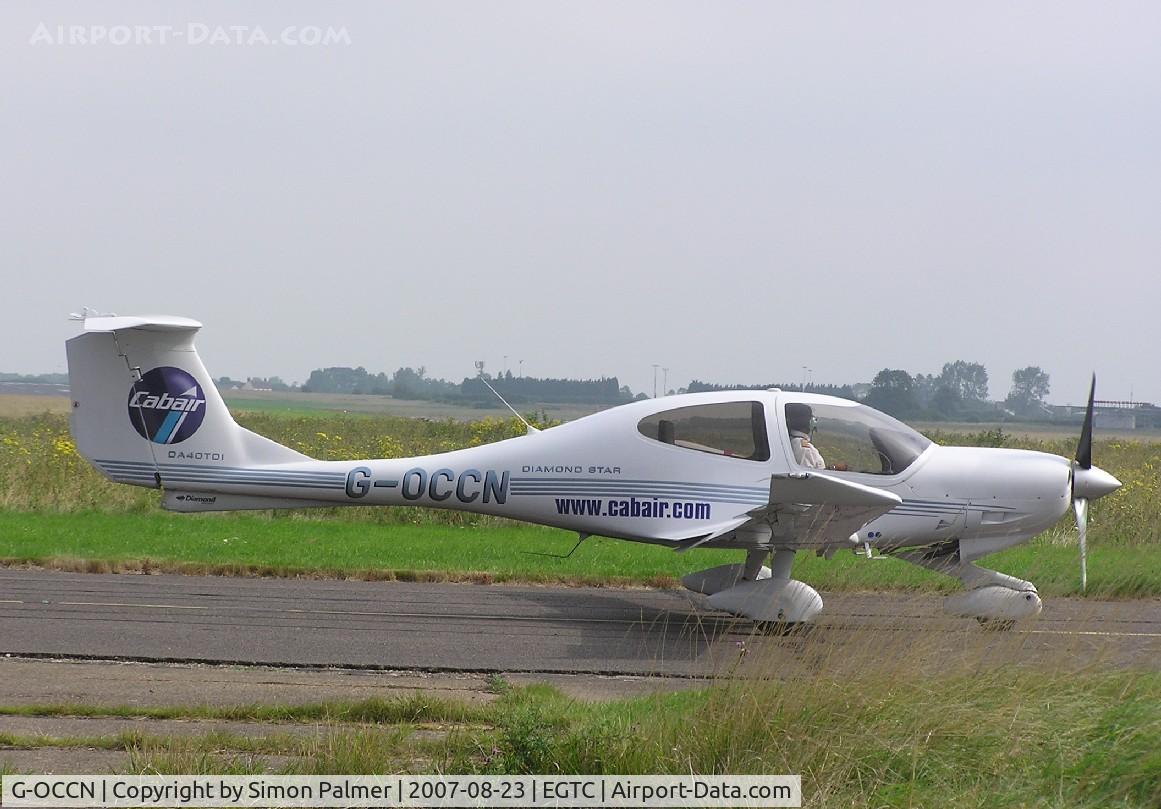 G-OCCN, 2006 Diamond DA-40D Diamond Star C/N D4.241, DA40D at Cranfield