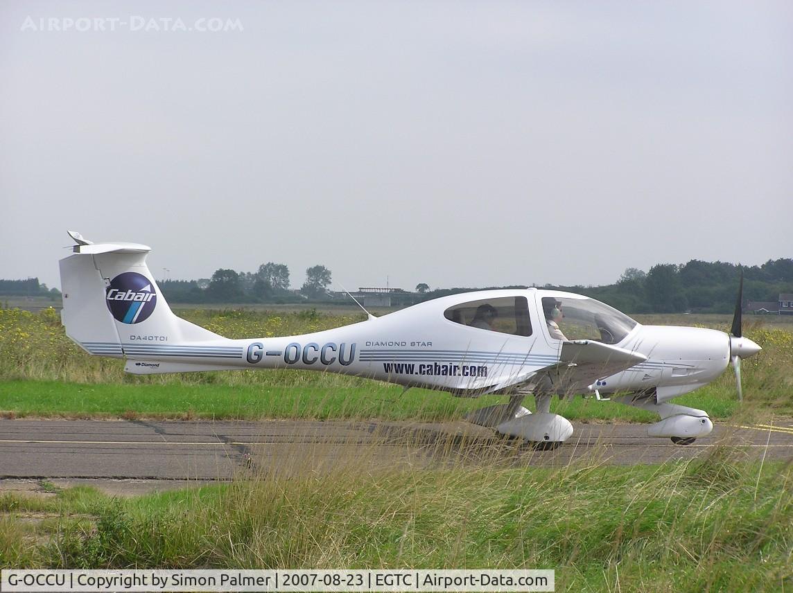 G-OCCU, 2006 Diamond DA-40D Diamond Star C/N D4.252, DA40D at Cranfield