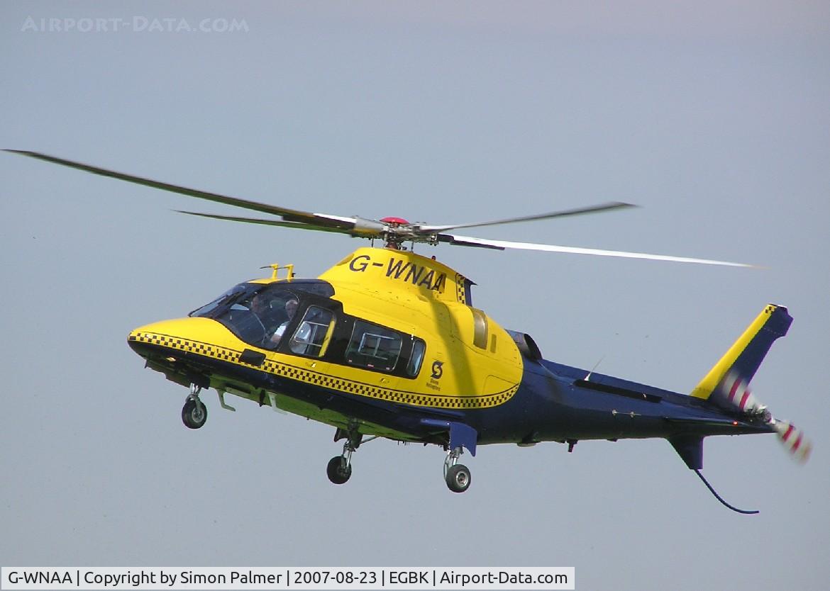 G-WNAA, 2000 Agusta A-109E Power C/N 11090, A109 of Sloane Helicopters at Sywell