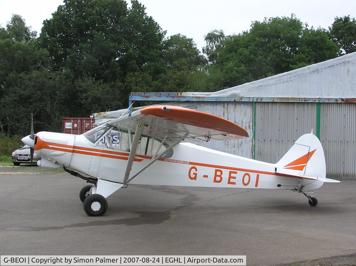 G-BEOI, 1976 Piper PA-18-150 Super Cub C/N 18-7709028, Super Cub at Lasham