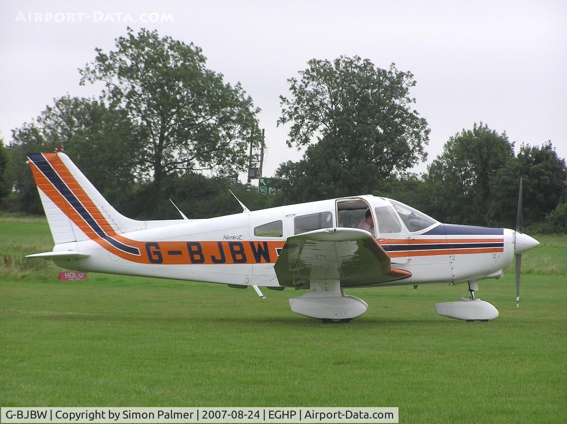 G-BJBW, 1981 Piper PA-28-161 Cherokee Warrior II C/N 28-8116280, PA28 at Popham