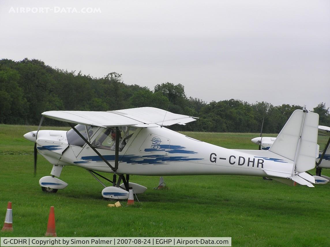 G-CDHR, 2005 Comco Ikarus C42 FB80 C/N 0502-6652, C42 at Popham