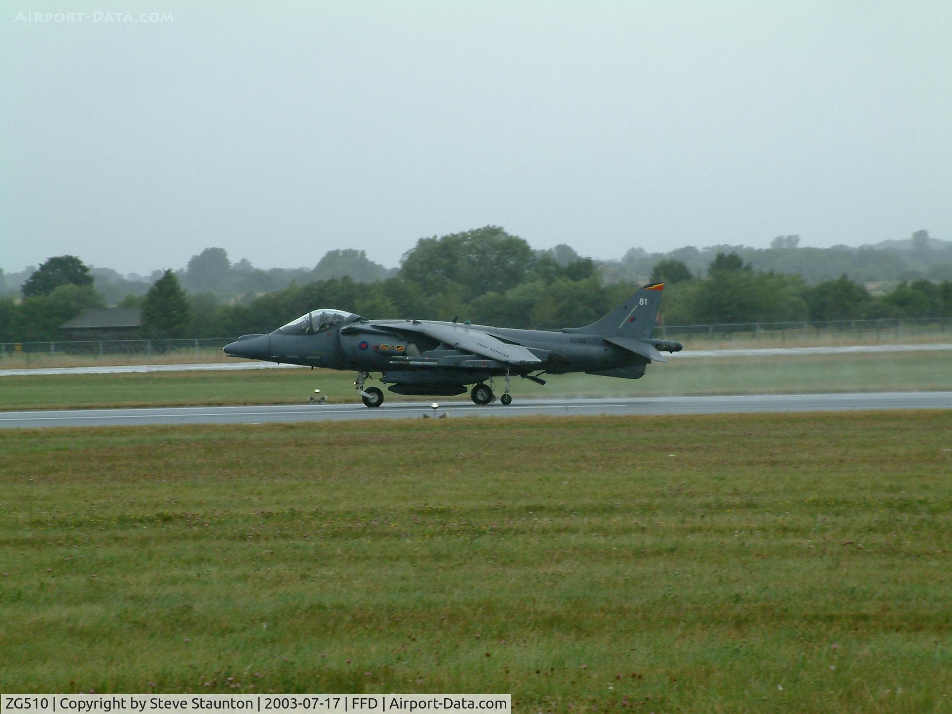 ZG510, British Aerospace Harrier GR.7 C/N P81, Royal International Air Tattoo 2003