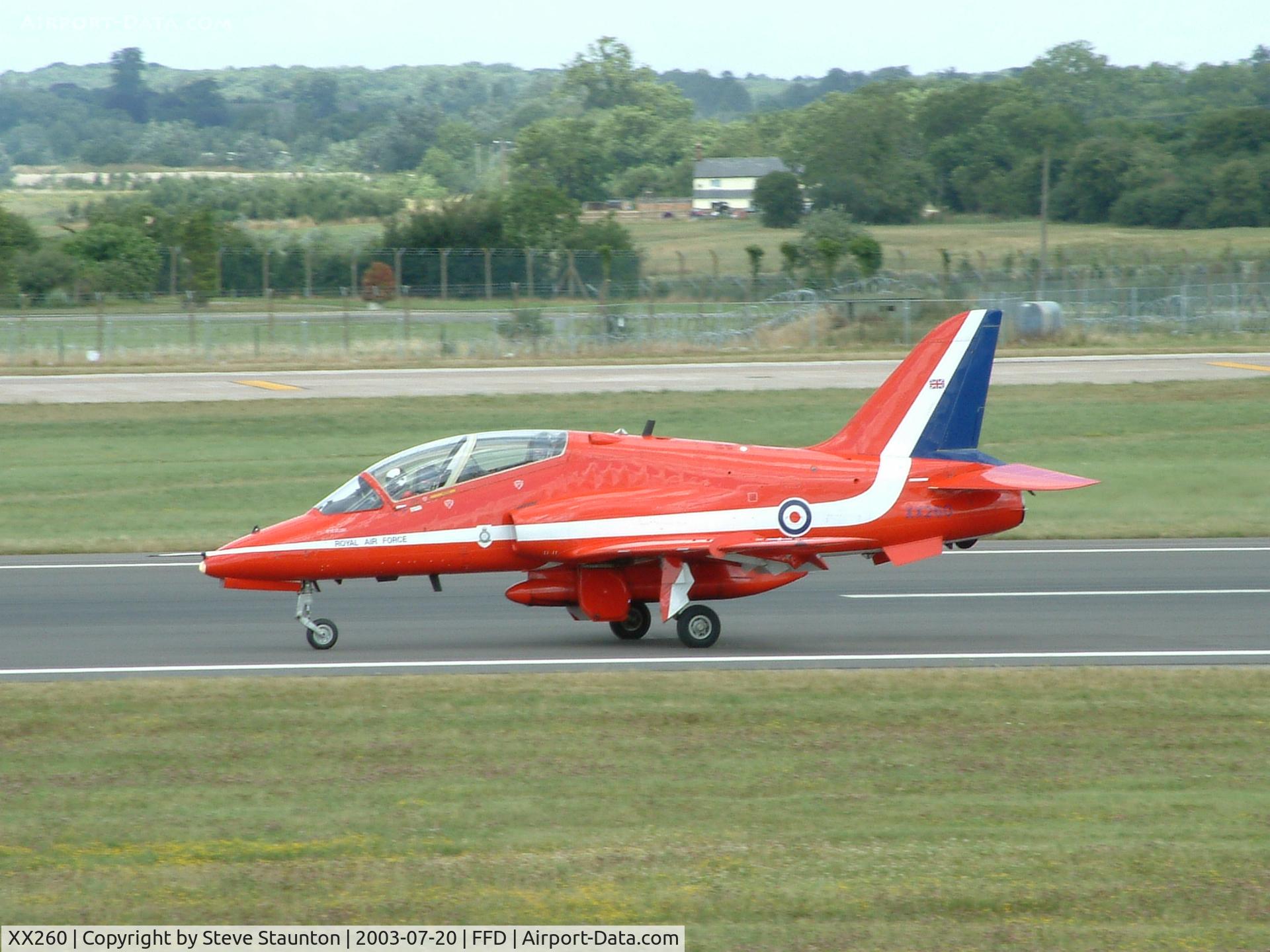 XX260, 1978 Hawker Siddeley Hawk T.1A C/N 096/312096, Royal International Air Tattoo 2003