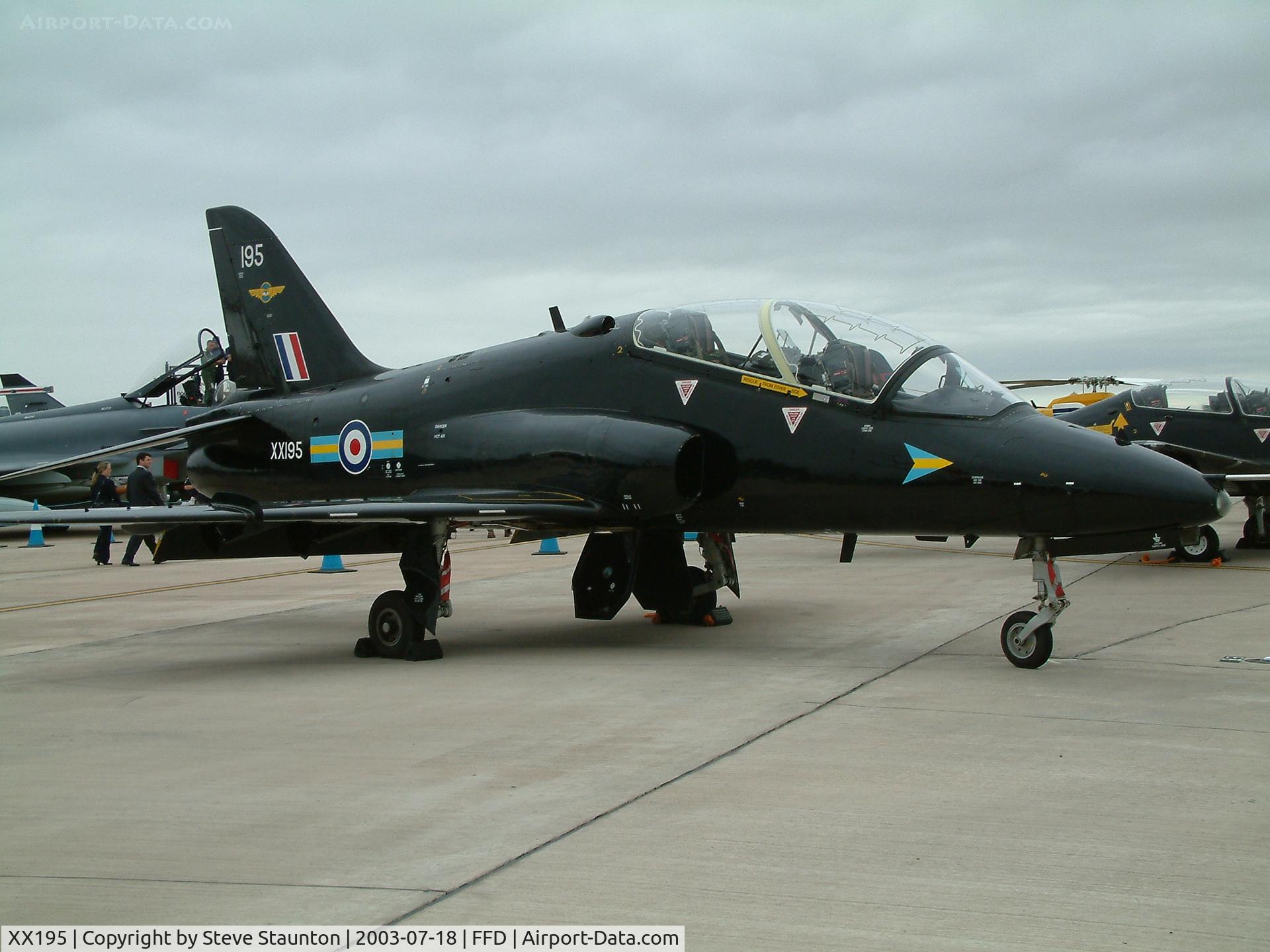 XX195, 1978 Hawker Siddeley Hawk T.1 C/N 042/312042, Royal International Air Tattoo 2003