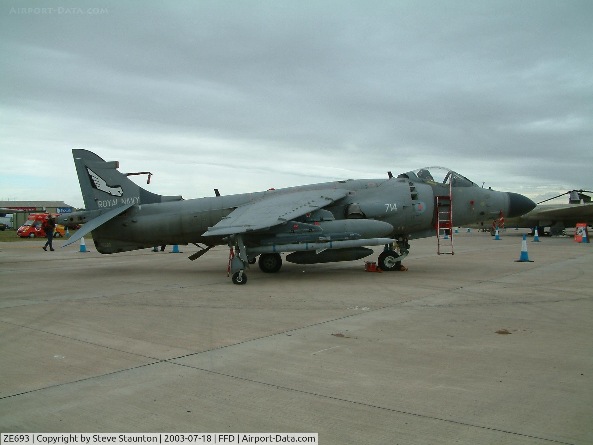 ZE693, British Aerospace Sea Harrier F/A.2 C/N B52/P24, Royal International Air Tattoo 2003