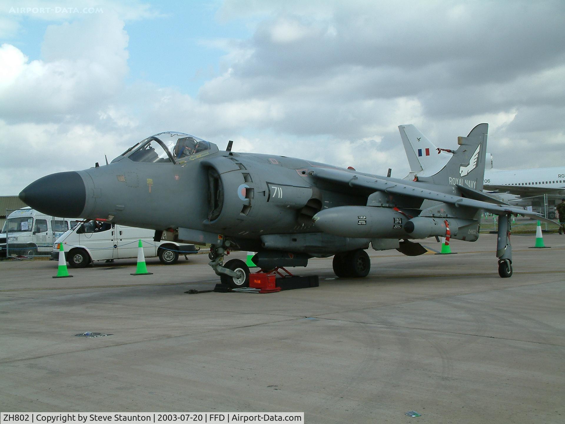 ZH802, 1996 British Aerospace Sea Harrier F/A.2 C/N NB07, Royal International Air Tattoo 2003