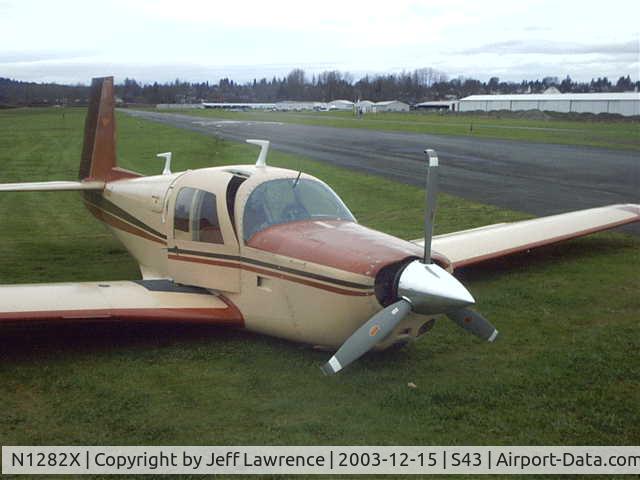 N1282X, 1963 Mooney M20E C/N 155, engine Failed on takeoff