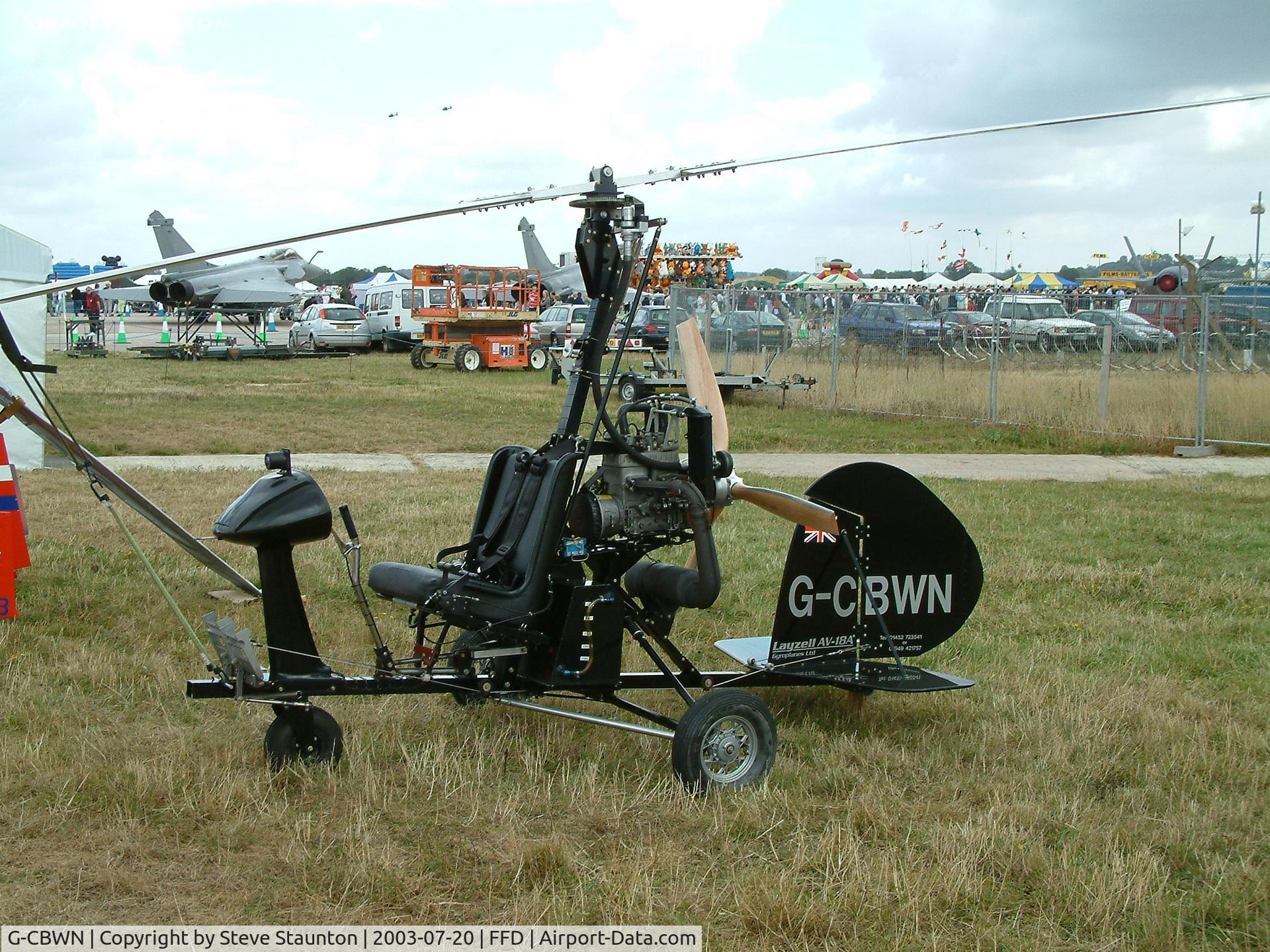 G-CBWN, 2002 Campbell Cricket MK6A C/N PFA G/16-1328, Royal International Air Tattoo 2003