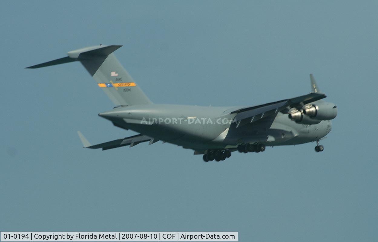 01-0194, 2001 Boeing C-17A Globemaster III C/N P-94, C-17