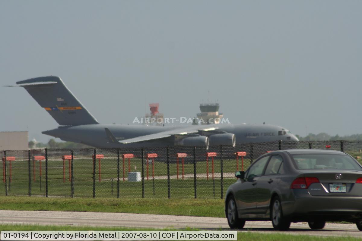 01-0194, 2001 Boeing C-17A Globemaster III C/N P-94, C-17