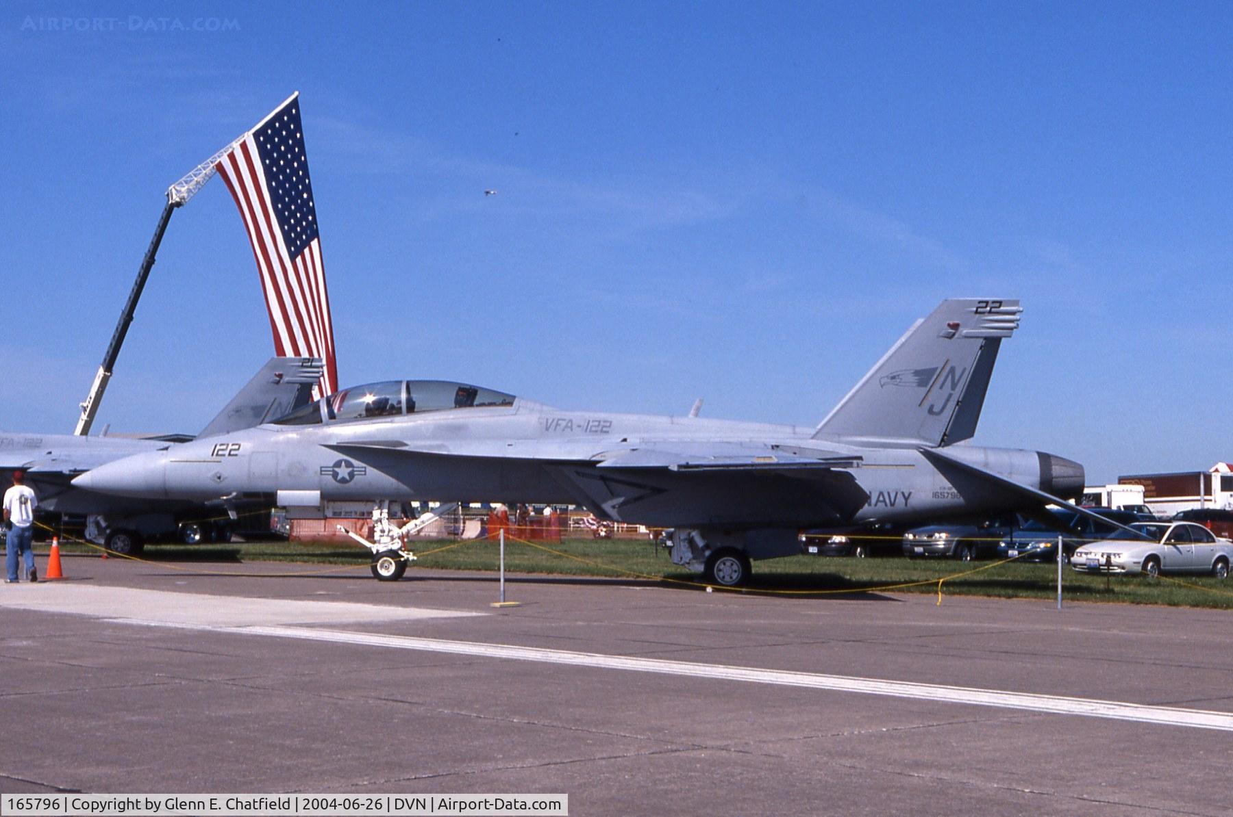 165796, Boeing F/A-18F Super Hornet C/N 1524/F022, F/A-18F at the Quad Cities Air Show