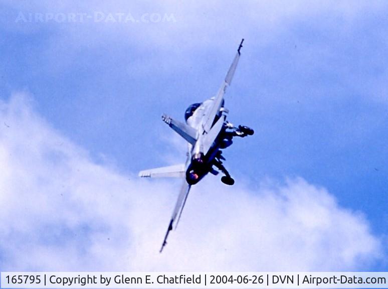 165795, Boeing F/A-18F Super Hornet C/N 1522/F021, F/A-18F at the Quad Cities Air Show
