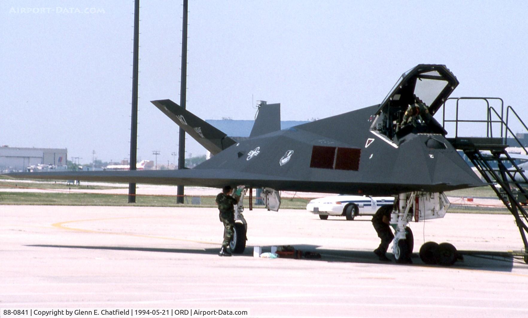 88-0841, 1988 Lockheed F-117A Nighthawk C/N A.4066, F-117A at the AFR/ANG open house