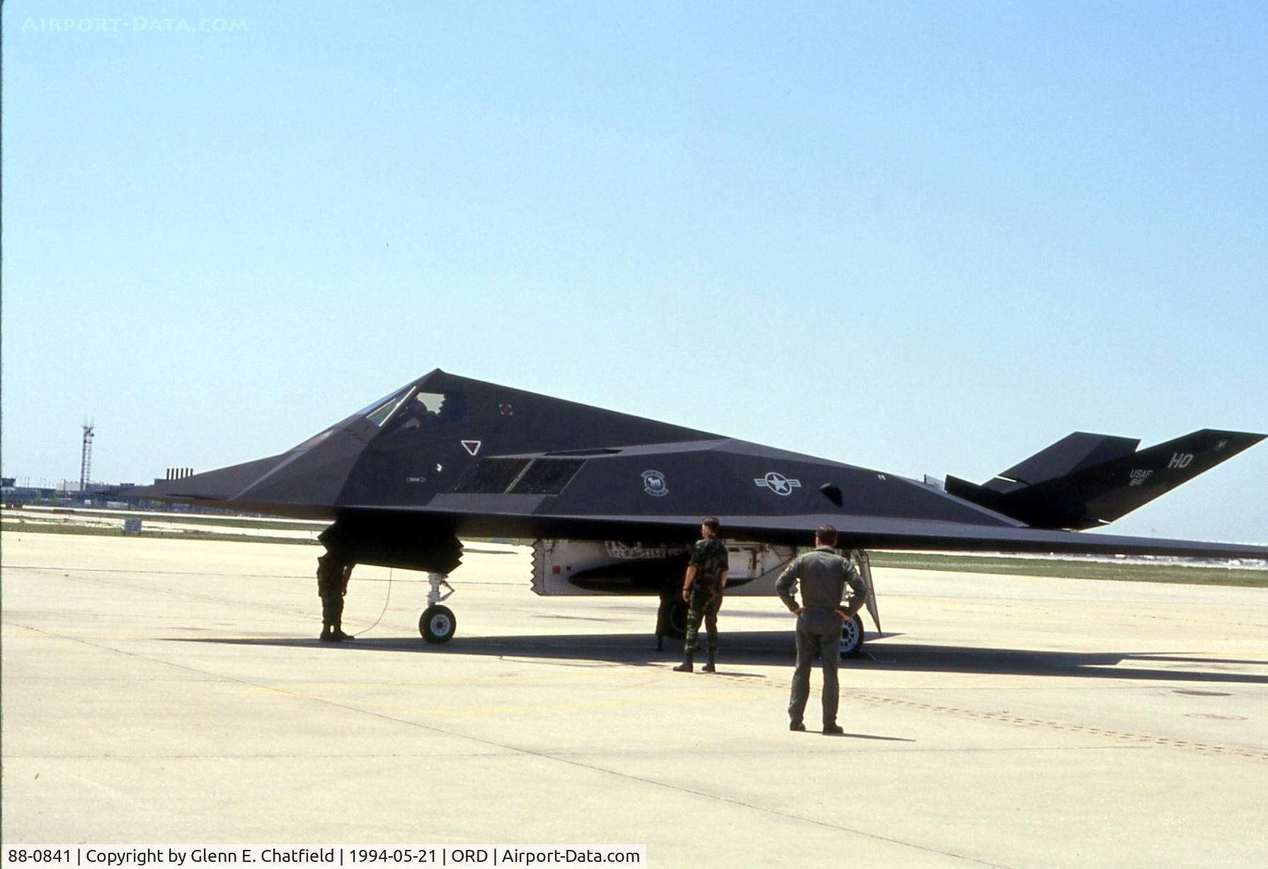 88-0841, 1988 Lockheed F-117A Nighthawk C/N A.4066, F-117A at the AFR/ANG open house