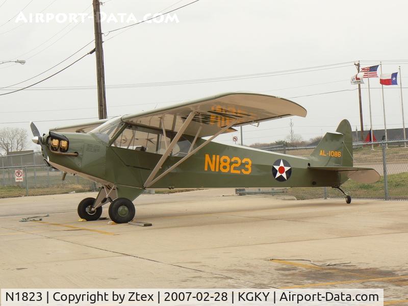 N1823, 2007 American Legend AL3 C/N AL-1086, New build J-3 Cub replica.