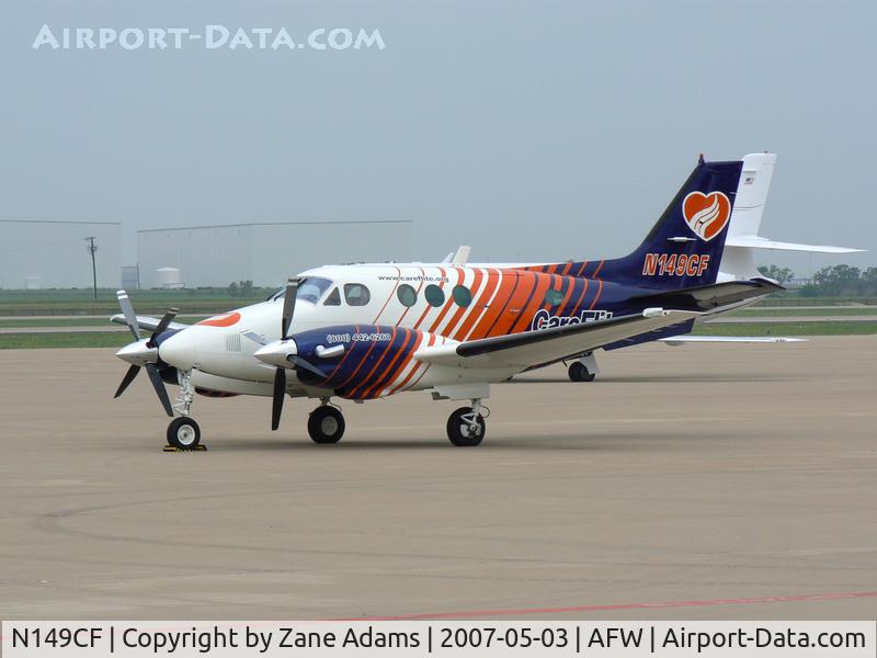 N149CF, 1980 Beech C90 King Air C/N LJ-925, Careflite Airpalne at Alliance, TX