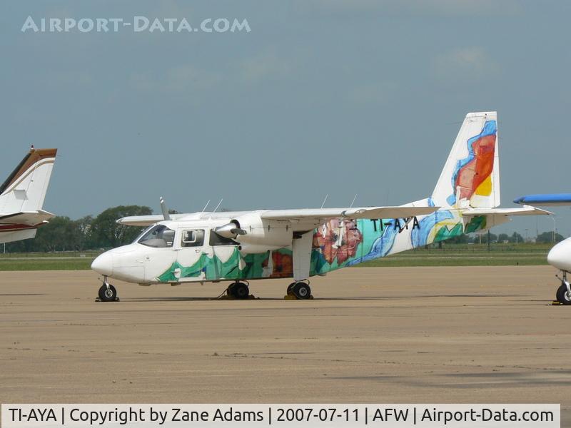 TI-AYA, 1971 Britten-Norman BN-2A-8 Islander C/N 626, Britten-Norman BN-2A Islander SN - 0626R