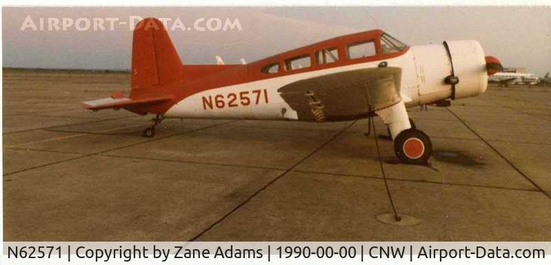 N62571, 1976 Price VICEROY C/N 1, Modified BT-13 taken @1990 By John Van Dyke C/O Zane Adams