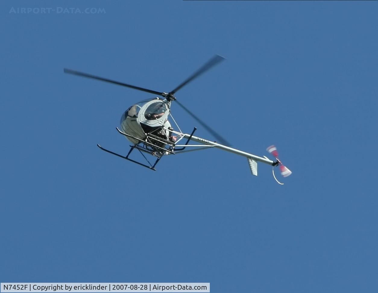 N7452F, Hughes 269C C/N 760522, Low Flying Hughes N7452F