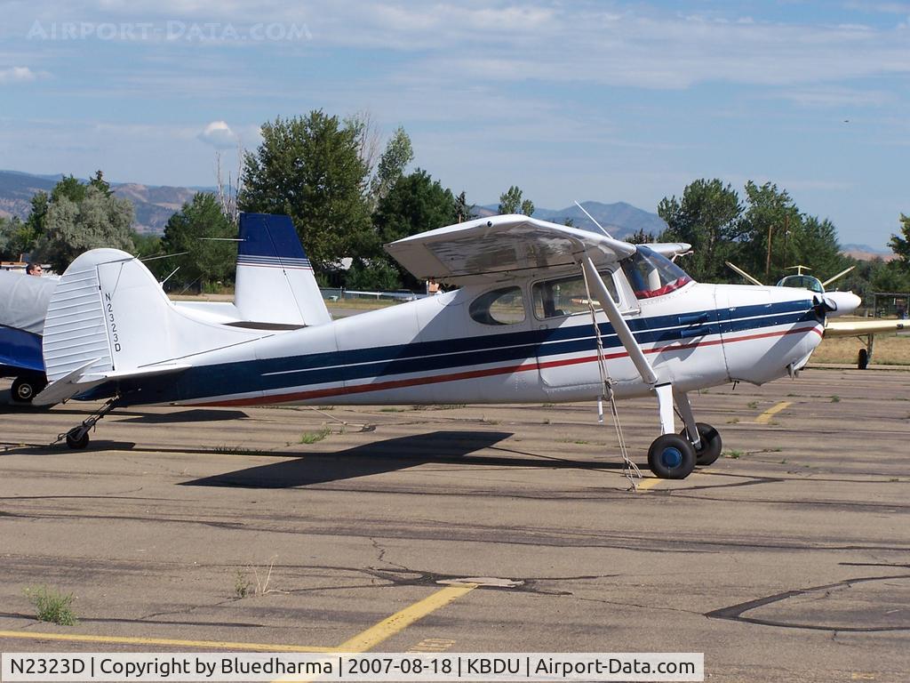 N2323D, 1952 Cessna 170B C/N 20475, Parked at Boulder