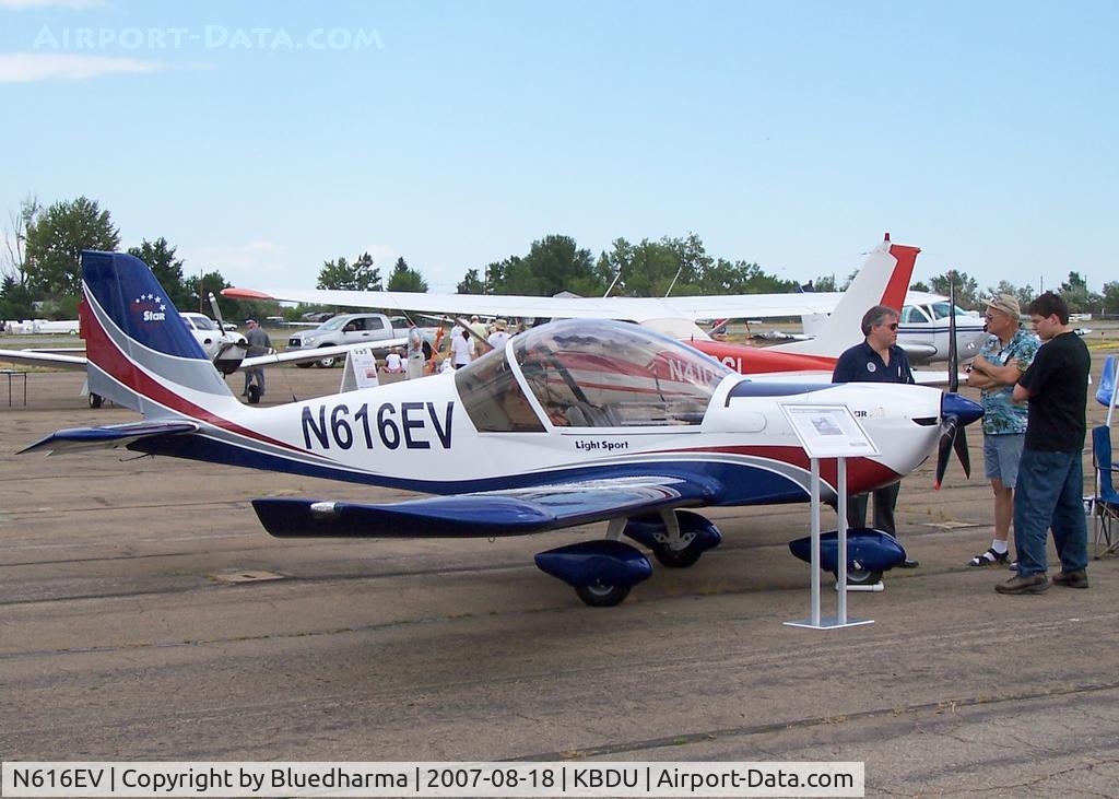 N616EV, 2006 Evektor-Aerotechnik SPORTSTAR C/N 20060709, Parked for display at Boulder Open House.