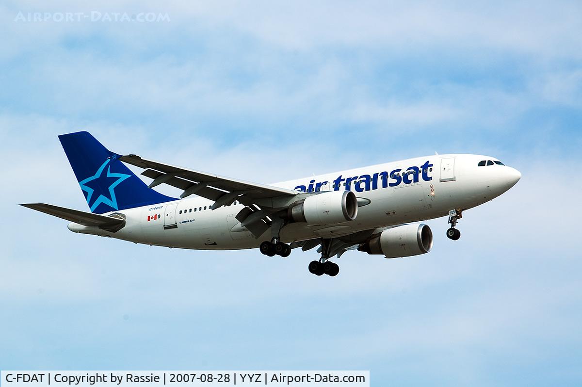 C-FDAT, 1992 Airbus A310-308 C/N 658, On final approach